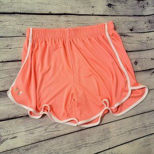 Under Armour Pink Running Shorts Sz Large